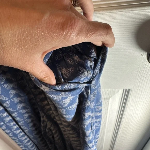 Aerie Blue Butterfly Patterned Jumpsuit - Picture 4 of 8